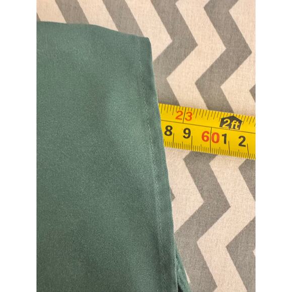 Banana Republic Green V-Neck Cap Sleeve Blouse Size M - Picture 4 of 6